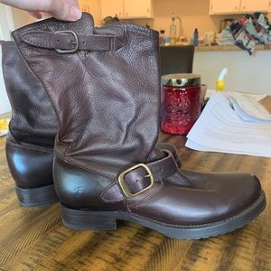 Frye brown leather boots
